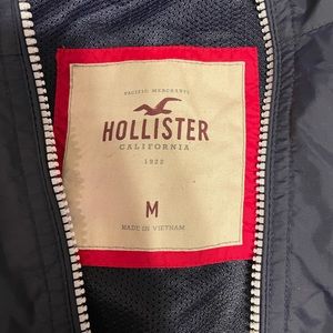 Hollister Navy Blue windbreaker